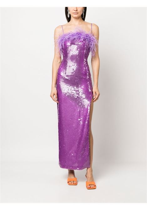 Abito con paillettes in viola - donna GIUSEPPE DI MORABITO | PS23294DRP22709